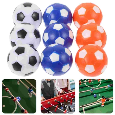 9Pcs Foosball Table Balls 28Mm Colorful Tabletop Soccer Game Balls Desktop Foos
