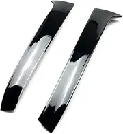 Pair Rear Window Side Spoiler Car Accessories Plastic Glossy Black Left Right for VW Golf 7 Variant Wagon 2013 2014-2016 2017