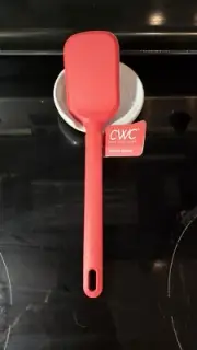 CWC Silicone Turner Spatula RED Cook With Color Kitchen Utensil NEW