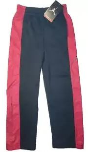 Nike Boys Youth Air Jordan Jumpman Therma-Fit Sweatpants Black w/Red Size 6 $53