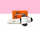 NEW HERMES WHITE CHYPRE 36 / 6 SANDAL LEATHER SLIPPER SHOES LOAFER ORAN MULES