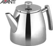 Avanti 1.2L Modena Double Wall Teapot+High-grade 18/8 stainless steel walls