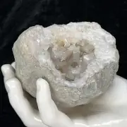 Geode Quality Clear Quartz Crystal Cluster Natural Mineral Specimen 1.2Lb