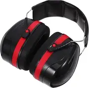 ULTECHNOVO Noise Isolation Ear Muffs Abs Sponge Hearing Protection Earmuff for Construction Office Mowing Secret Service