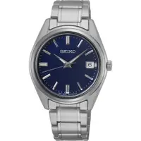 在飛比找ETMall東森購物網優惠-SEIKO 精工 CS時尚石英女錶-藍x銀/36mm 6N4