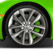 17" Silver Replacement 10-Spoke Rim by JTE Wheels for 2016-18 Kia Sorento (17x7) (for: Kia)