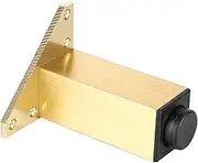 4PCS Metal,Adjustable Metal Cabinet Desk Legs,Round Metal Furniture Risers Coffee Table Replacement Legs,Gold,8cm/3.1in