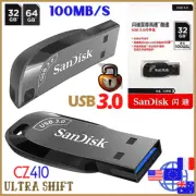 32GB-64GB Key USB 3.0 Sandisk ULTRA Shift sdCZ410 USB Flash Drive -100MB/s