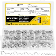 150Pcs Cotter Pins Cotter Pin Hairpin Assortment Kit R Clip Key Fastener Fitting