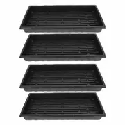 Garden Black Rectangle Seedling Propagation Tray - 10pcs