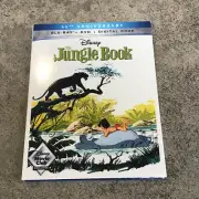 Sealed THE JUNGLE BOOK Disney 55th Anniversary SLIPCOVER + DVD + BLU-RAY