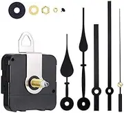 12PCS Wall Clock Quartz Movement Motor Mechanism Long Spindle Hands Repair Kit, High Torque for DIY Clock Making