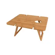 Portable and foldable picnic table or wine table