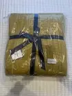 NEW Jonathan Adler mustard yellow ochre quilted Coverlet Bedspread Quilt TWIN