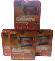 Gillette Fusion 5 Razor Blade refills New Packs of 16 Cartridges US Made Sealed