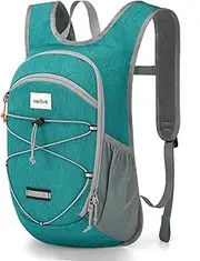 HALOVIE 15L Foldable Hiking Backpack Lightweight Travel Daypack Shoulder Pocket with Chest Strap Packable Rucksack Women Men