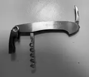 CHANDON Waiter's Folding Corkscrew/Bottle Opener/Foil Cutter Knife - Stainless