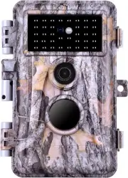 Trail Camera Wildlife Game Cam 32MP Photo 1296P H.264 Video with No-Glowing Nigh