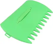FONDOTIN Leaf Cleaning Rake Spade Set 2 Pieces Green for Yard Cleanup Sturdy User-Friendly