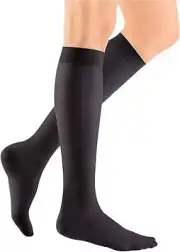 Medi Sheer & Soft Calf Highs, CT, (Size: V) 15-20mmHg Ebony