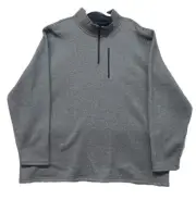 Men's Magellan Blue 1/4 Zip Classic Fit Pullover Sweater Knit Size 3XL