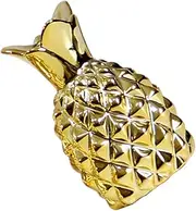 NOLITOY Ceramic Decorative Flower Vase Large Gold Pineapple Design for Indoor Plant Arrangements Stylish Centerpiece for Room Kitchen and Office Decor