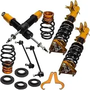 Adjustable Damping Height Coilovers,Compatible With Civic LX/EX/Hybrid/FG/FB 2012-2015 Shock Absorber Coil Spring Suspension