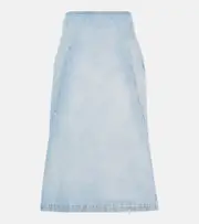 [Dries Van Noten] Dries Van Noten Denim midi skirt AU 10 blue