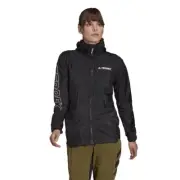 Size M- Adidas Women’s Agravic Windweave Pro Insulation Jacket, Black.
