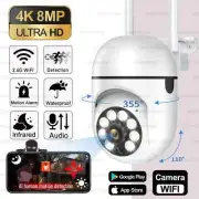 8MP Wireless Security Camera Wifi 5X Zoom AI Human Tracking Two-way Night Color