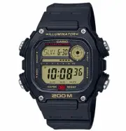 Casio DW-291H-9A Black & Gold 200m Men's Multifunction Digital Sports Watch