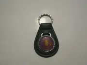 SCORPIO ASTROLOGY ASTROLOGICAL SIGN LEATHER KEYCHAIN DARK GREEN