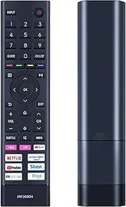 PZL Universal ERF3G80H Replacement Remote Control Compatible for All Hisense LED Smart TV A7G U7G Series with Shortcut Buttons for Netflix, Prime Video, YouTube ERF3G80H(No Voice Function)