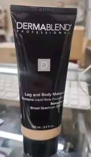 Dermablend Leg & Body Makeup SPF 25 , 85, Deep Natural Foundation. Ms39