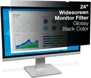 3M Frameless Blackout Privacy Filter for 24" Widescreen Flat Panel Monitor, 16:1