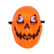 New 1 Halloween Masks Pumpkin Head Masque Halloween Costume Party Props-Orange