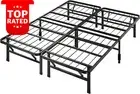Smartbase Queen Bed Frame Foldable Heavy Duty Metal Steel with Under Bed Storage
