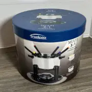 Trudeau Stainless Steel 12 Pc 3-in-1 Multi Fondue Set