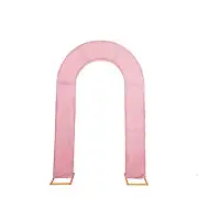 8ft Shimmer Tinsel Fitted Spandex Open Arch Backdrop Stand Cover Party Decor