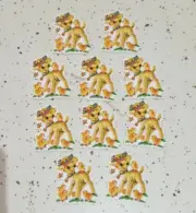 Flatback Planar Resin Embellishments Lamb & Chicks x 10