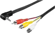 Goobay 50209 1.5m Composite Audio/Video to 3.5mm Adapter Cable - High-Quality AV Connection