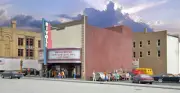 WALTHERS Cornerstone 933-3771 1/87 HO Scale RIVOLI THEATRE KIT w/Art Deco Facade