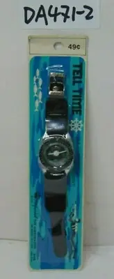 VINTAGE 1972 KIDS TOY WATCH IMPERIAL NOS NEW TELL TIME SEA DIVER 1972 RARE