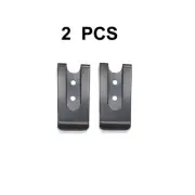 2 pcs Metal Spring Belt Holster Sheath Black Clip Tools Clips