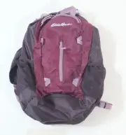 Eddie Bauer Stowaway Packable 20 L Day Backpack Burgundy Hiking Camping Gear