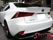 Painted 083 White TRD Look Trunk Wing Spoiler For 2014+ Lexus IS250 IS350 IS F