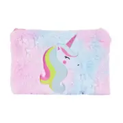 Fluffy Pencil Case - Unicorn