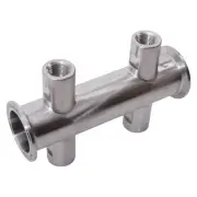 Manifold | Tri Clamp 1.5 inch x (4) FNPT 3/8 in. - SS304 - (2 Pack)