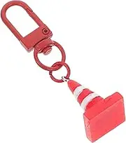 LABRIMP Unique Resin Traffic Cone Keychain Mini Cone Pendant Keyring Charm Party Favor
