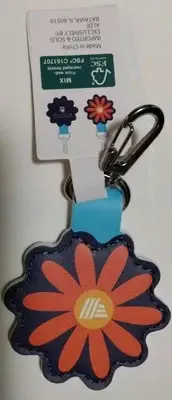 ALDI Quarter Slot Daisy Key Fob Chain Ring Tag Holder NEW